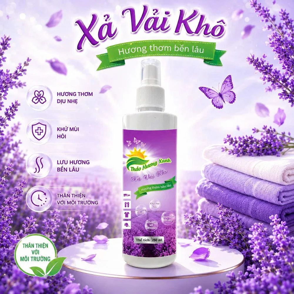Xả vải khô hương hoa 250ml - Ảnh 2
