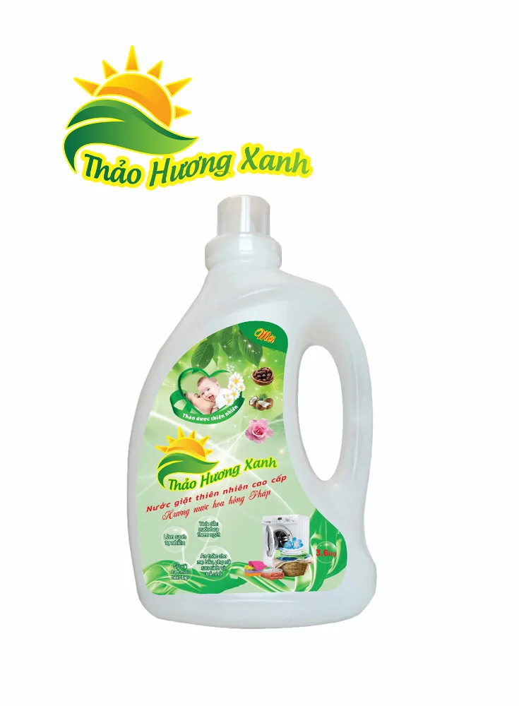Nước giặt thiên nhiên cao cấp 3.6kg (xanh)